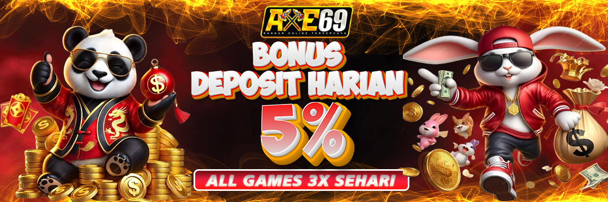 BONUS DEPOSIT 5% HARIAN ALL GAMES