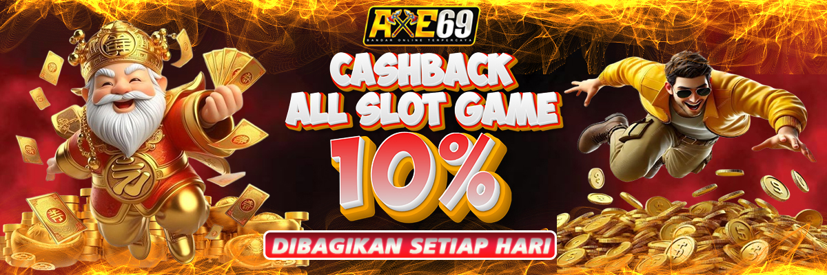 CASHBACK SETIAP HARI SENIN 10% SLOT PRAGMATIC